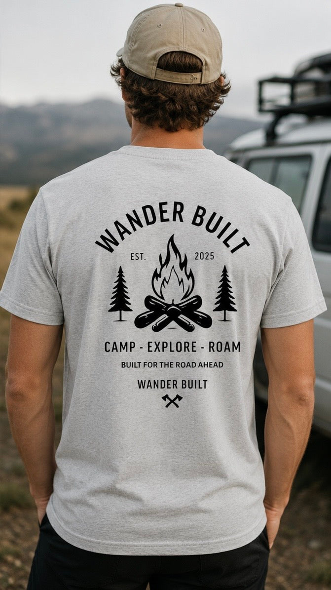 Camp Explore Roam | Premium Organic T-Shirt